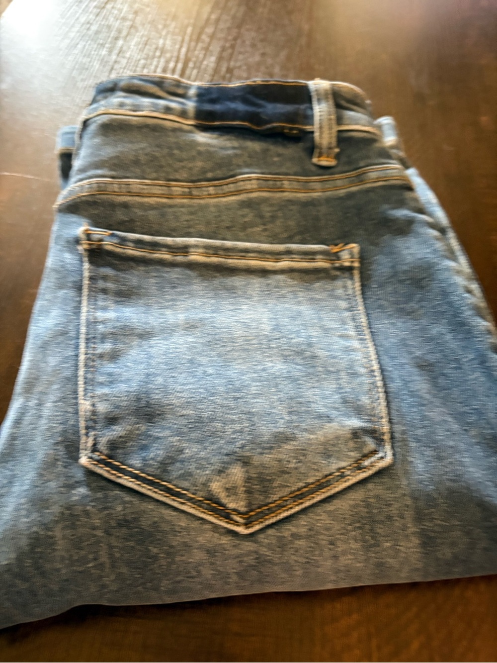 Women's Light Blue Wide Leg Denim Jeans